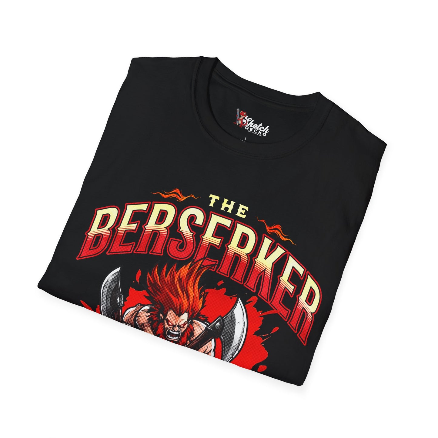 The Berserker Unisex Softstyle T-Shirt - Fury of the Warrior Design