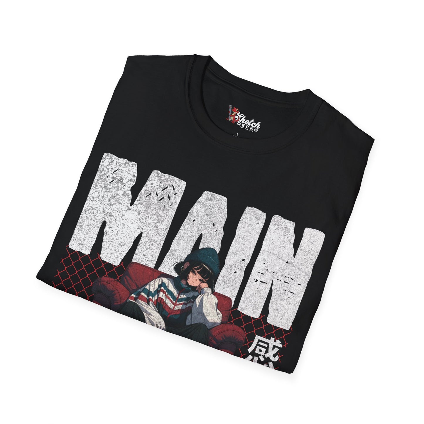 Main Character Unisex Softstyle T-Shirt - Cool Graphic Tee for Anime Fans