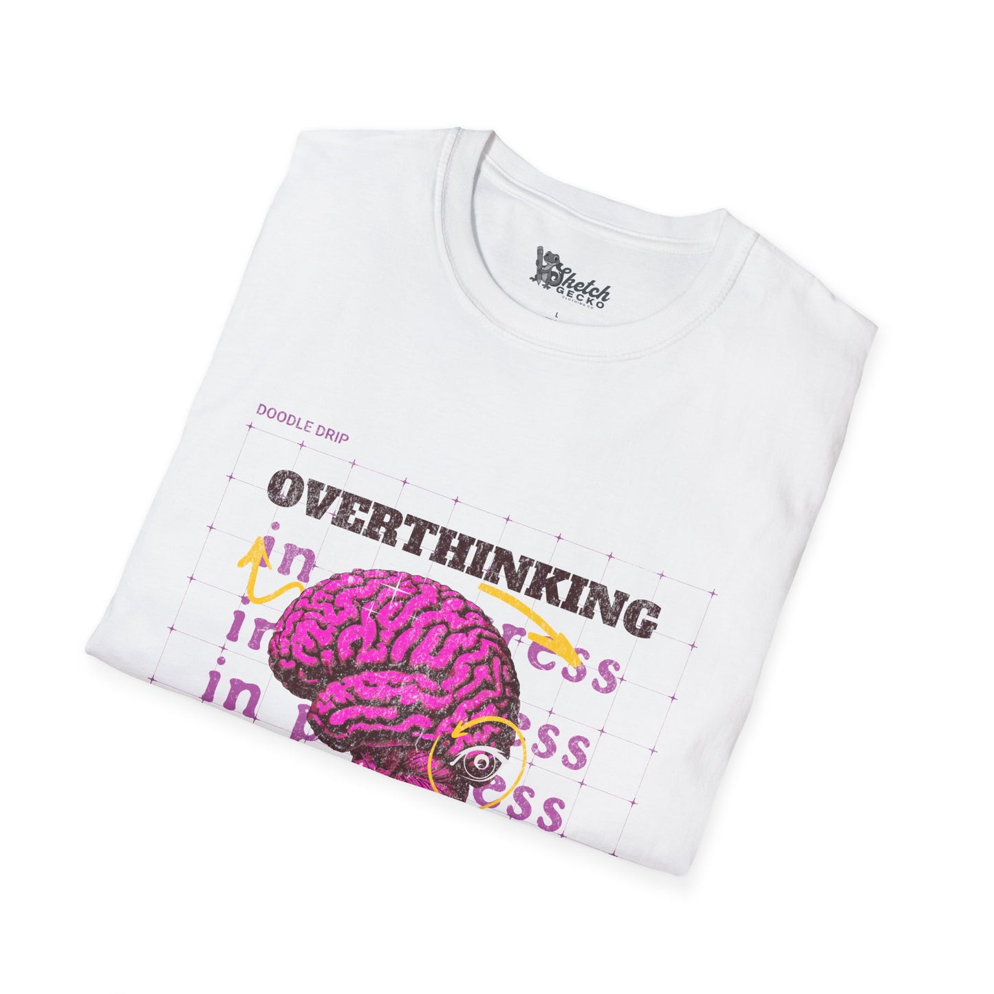Overthinking Graphic Tee - Unisex Softstyle T-Shirt & Casual Comfort