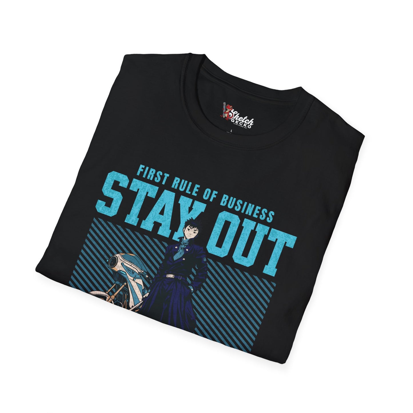 Stay Out of Mine Graphic T-Shirt for Bikers