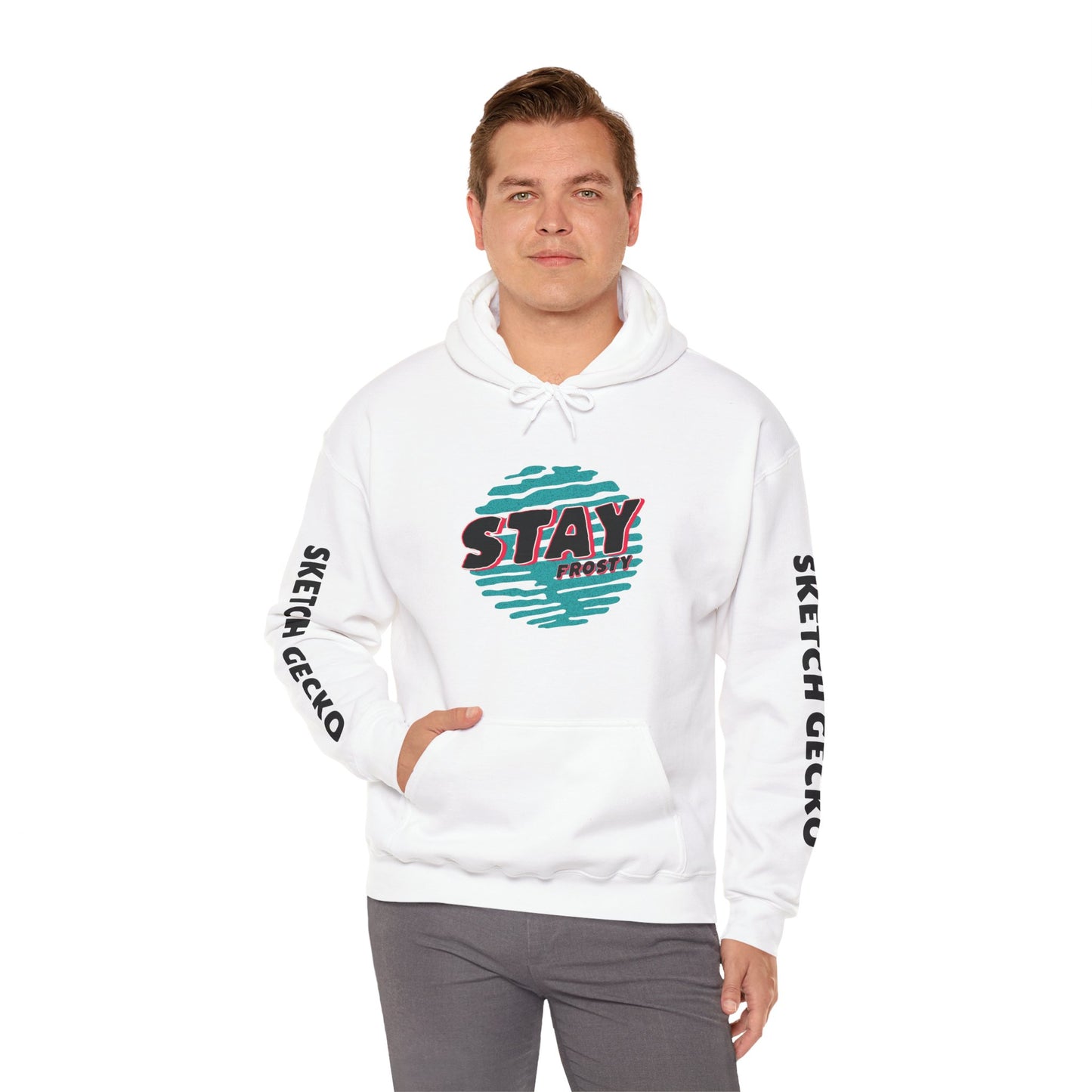 Stay Frosty Unisex Heavy Blend™ Hoodie - Cool Casual Streetwear for Everyone