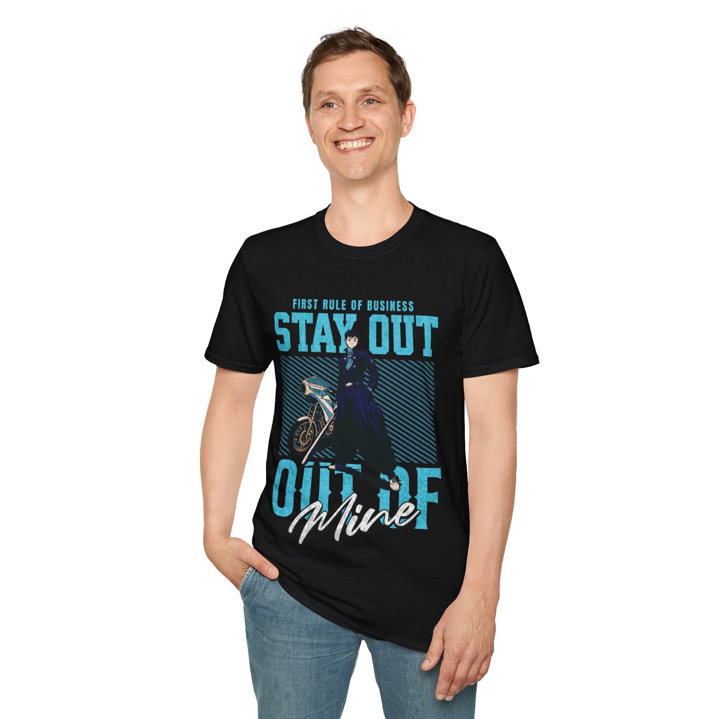 Stay Out of Mine Graphic T-Shirt for Bikers