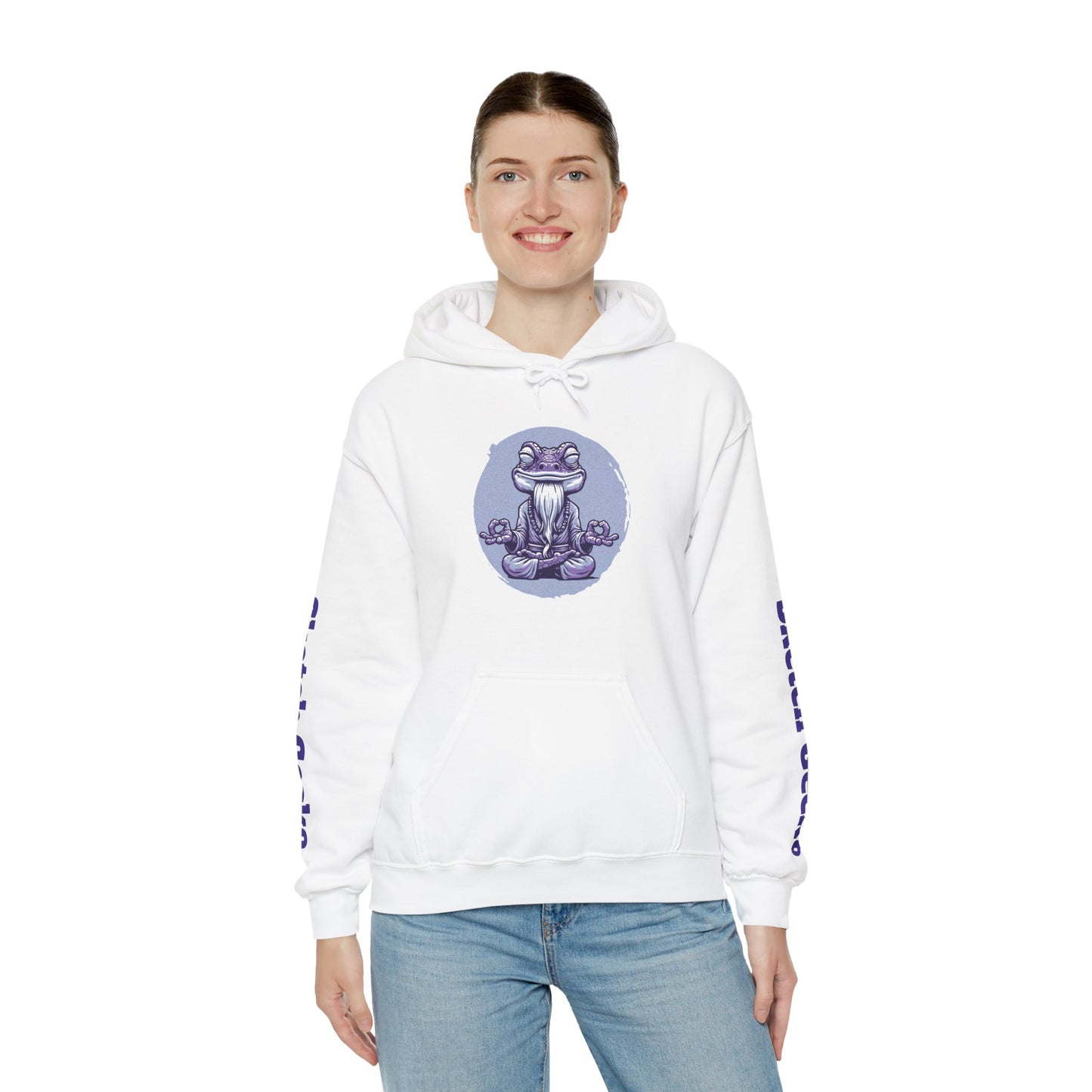 Meditative Gecko Hoodie - Achieve Inner Peace Sweatshirt