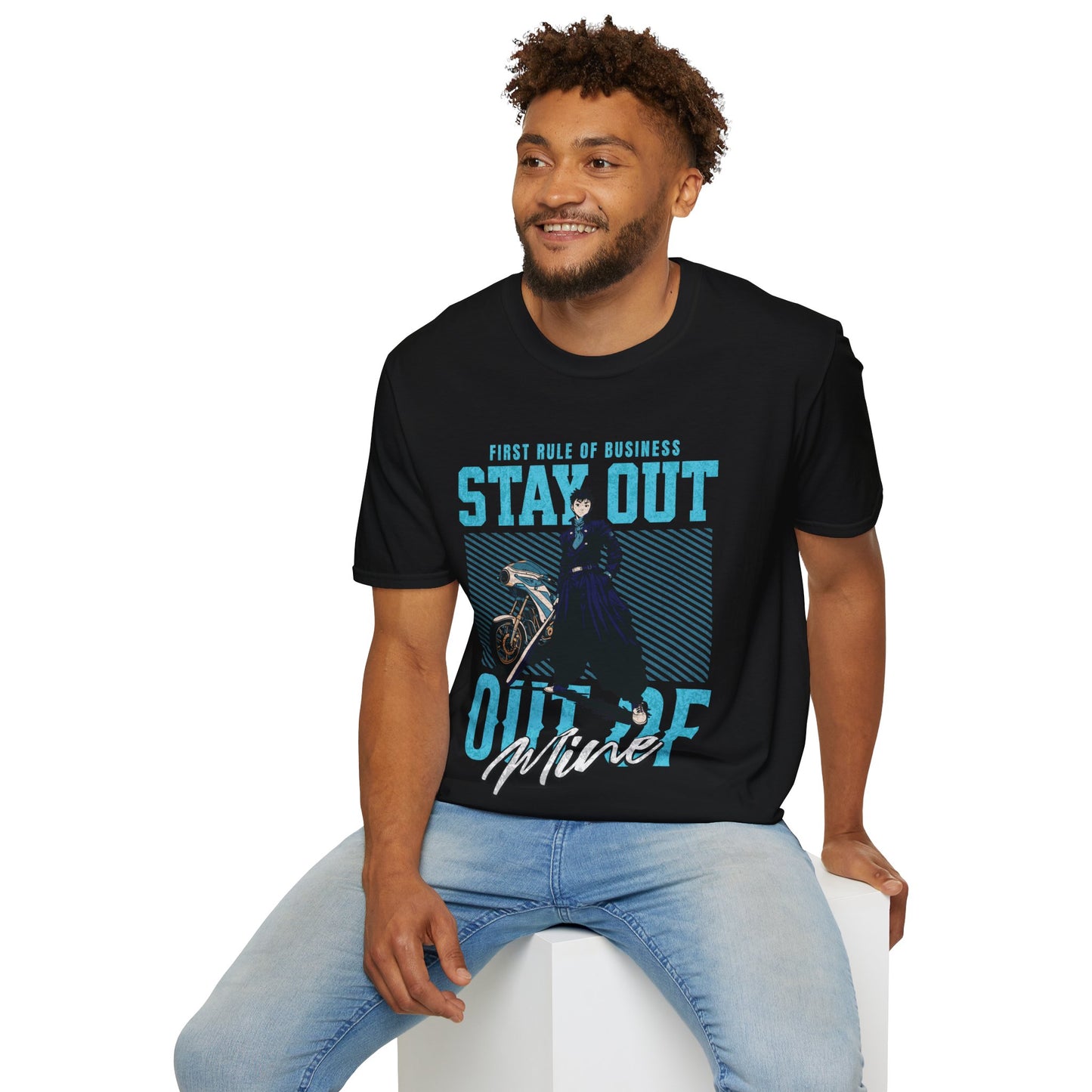 Stay Out of Mine Graphic T-Shirt for Bikers