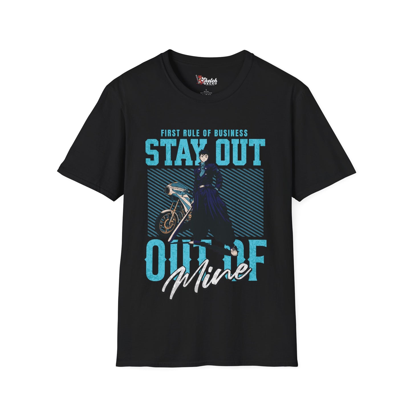 Stay Out of Mine Graphic T-Shirt for Bikers