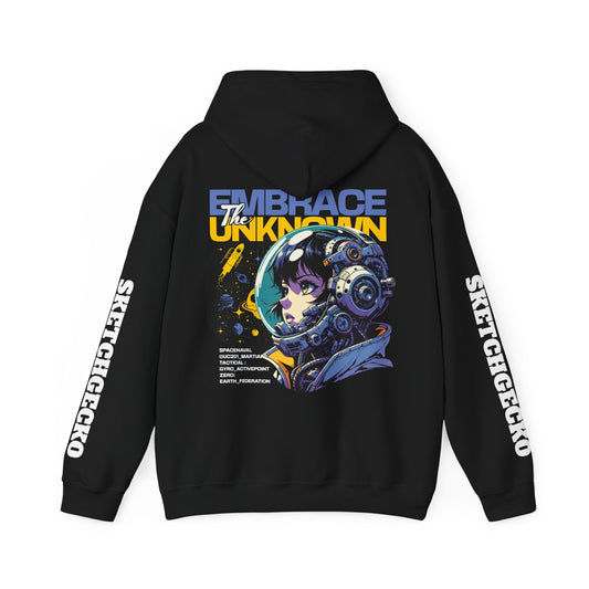 Cosmic Adventure Hoodie, Space Sweatshirt, Universe Lover Gift, Sci-Fi Apparel, Trendy Unisex Hoodie