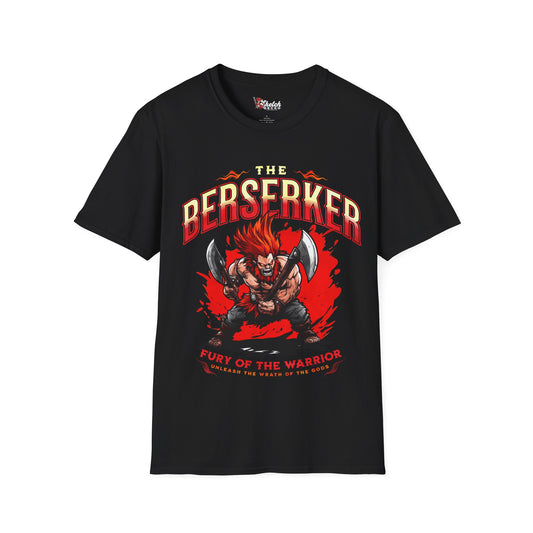 The Berserker Unisex Softstyle T-Shirt - Fury of the Warrior Design