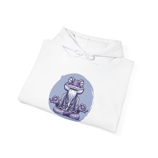 Meditative Gecko Hoodie - Achieve Inner Peace Sweatshirt