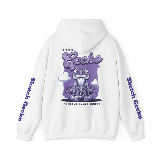 Meditative Gecko Hoodie - Achieve Inner Peace Sweatshirt