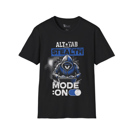 Stealth Gamer Unisex Softstyle T-Shirt - ALT.TAB MODE:ON