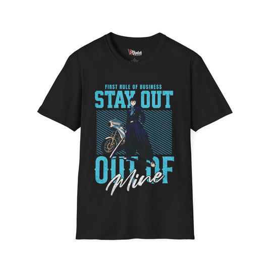 Stay Out of Mine Graphic T-Shirt for Bikers